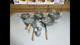 DUBAIZONES&trade; IMPORTED 13pcs Premium Cookware Set &ndash; Versatile and Stylish for Every Kitchen #kitchen