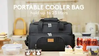 Lifewit Cooler Bag, Insulated Tote Cooler Bag for Outdoors