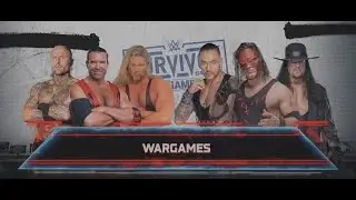 Scott Hall & Aleister Black & Kevin Nash vs Damian Priest & Kane & Undertaker (WarGames match)