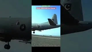 P-3C Orion of Pak Navy successfully destroying a sea target with Harpoon anti-ship cruise missile.