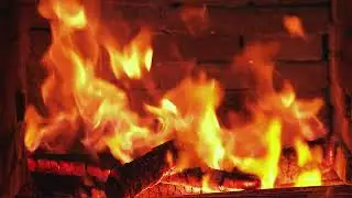 Warm Winter Smooth Jazz &ndash; Peaceful Night Saxophone with Cozy 4K Fireplace Crackles