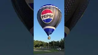 Kuumailmapallo l&auml;htee matkaan #hotairballoon #pepsi #kuumailmapallo