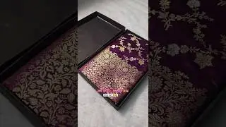 🛍️Pure silver and gold zari waving beautiful banarasi saree😍❣️#shorts #saree #wedding