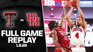 Texas Tech vs. Houston Full Game Replay (1.6.26) | 2025-26 Big 12 Men's Basketball
