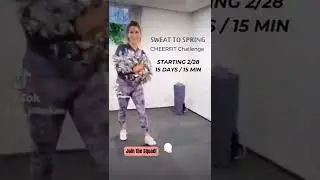 𝕊𝕎𝔼𝔸𝕋 𝕋𝕆 𝕊ℙℝ𝕀ℕ𝔾 CHEERFIT CHALLENGE     LIVE on Instagram       Subscribe for replays
