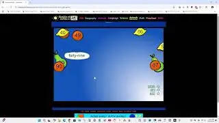 Sheppard Software's Numbers To Words Fruit Splat Episode 8: If 44 Is On The Screen, The Video Ends