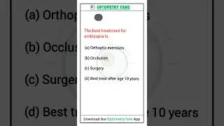 optometry government exam's questions #ophthalmology #optometry
