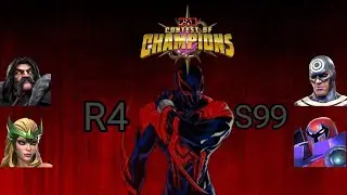Crazy Rollercoaster of a War With R4 Spidey-99! | T1 Alliance War | MCOC