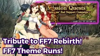 Yuffie joins OG Gang! FF7 Theme Run [DFFOO GL]