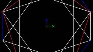tensegrity pentagon - axial force