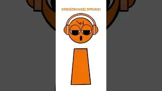 MAKING OREN (ORANGE) Sprunki #sprunki #animation #drawing