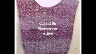 How to make a dog coat from handwoven fabric by Noreen Crone-Findlay