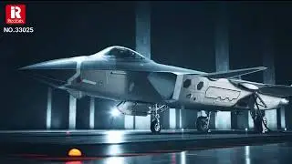 REOBRIX 33025 - ChengDu J-20 Building Block Technic Military Jet 1911 Pcs Brick Toys