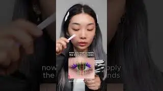 how to do kpop idol lashes I #shorts