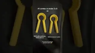 A1 combo vs ender 3 v3 se #3dprinting  #a1 #a1combo #bambulab