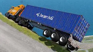 Epic Cars vs Cliff Roads Crashes #19 &ndash; BeamNG.drive | Modern BeamNG