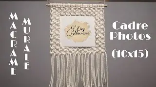 DIY macramé mural - cadre photo #1 | Livy Macramé