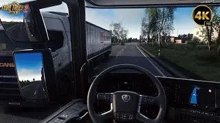 [ETS2 1.57] Scania Day Drive &ndash; Ultra Realistic Lighting & Physics in 4K