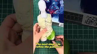 Patterning on my 1/4 Scale 3D Printed Body Form