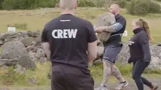 Hafthor Julius Bjornsson Húsafell Stone Carry World Record 90.3 Meters | Iceland' Strongest Man 2025