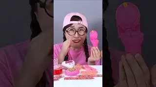 Pink Food VS Purple Food Challenge