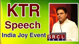 KTR Minister KTR Speech | India Joy Festival 2019 Digital Entertainment | SRCL NEWS TV