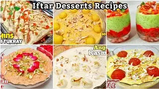 6 Delicious Iftar Desserts Recipes|| Iftar Party Desserts|| Ramadan Special 🌙🌟✨Murwa's Kitchen