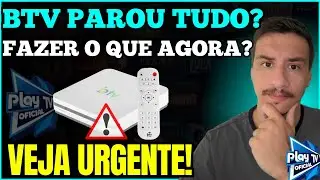 BTV PAROU DE FUNCIONAR: VEJA O QUE FAZER! BTV 11 TRAVANDO - BTV 13 TRAVANDO - BTV ERRO 506