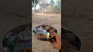 चूल्हे पर लिटी चोखा 🤤 #villagevlog #gav #villagelife #village #short #food #gaon