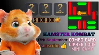 HAMSTER KOMBAT LIVE 17thSept Mini Game!#livestream @Cryptokingkeyur @AizazEngineer  @Open4Profit