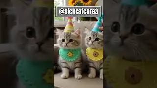 Twin Birthday Kittens#birthdaycats #fluffykittens #cute #adorable #realistic #pastel #softlight