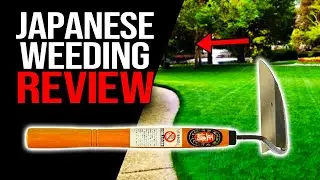 Japanese Weeding Sickle Very Sharp Edge Quick Work (Full Size) Tool | Review