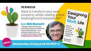 JobsInBooks webinar, Designing Your Work Life Balance with Bill Burnett