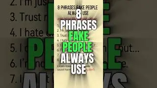 8 Phrases Fake People Say That Expose Them Immediately