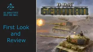 Flames of War - D Day German Review w/ Command Cards