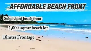 (Vlog #124) Prime beachfront property for sale, perfect for your dream resort or retirement home!🌅🏞️