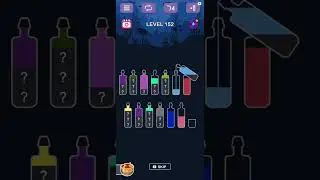 Hard Level | Water Sort Puzzle | Level 152 | Part 200 | Craft Gamer #trend #viral #gaming #trending