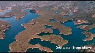 Guatap&eacute;- Colombia in Helicopter