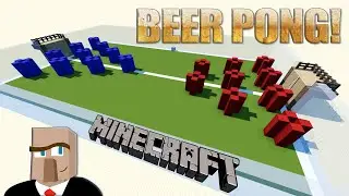 Minecraft BEER PONG | Step-by-Step Building Tutorial