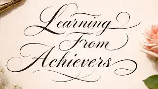 learning Simple cursive writing