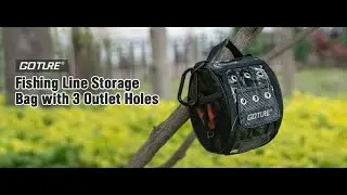 Goture Outlet Holes Fishing Line Storage Bag