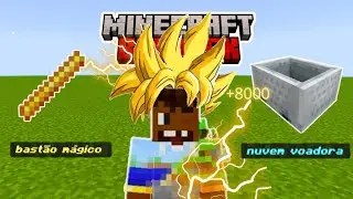 CRIEI 2 ITEMS PODEROSOS DO ANIME DRAGONBALL APENAS USANDO COMANDOS! (Comandos vs extremos) #EP8
