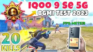🔥iQOO 9 SE ( SD 888 ) BGMI TEST WITH FPS METER