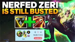 The Zeri nerfs weren't enough, she's still OP! - Zeri ADC Gameplay