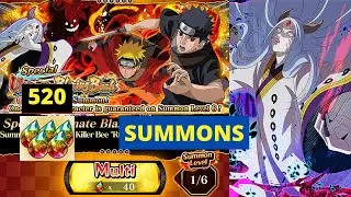 Naruto Blazing Special Blazing Bash Banner Summons 520 Pearls, 2 FULL ROTATIONS!!!