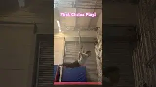 First play on my short chains ever! Lots of spin :) #circus #aerial #chains #pain