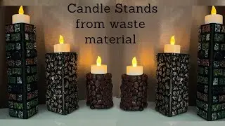 Diwali Decor | Candle Holder DIY | DIY Candle Stand Making
