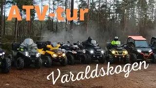 ATV- tur November, til Varaldskogen / ATV-tour November, to Varaldskogen / Polaris, Can Am, Cf moto