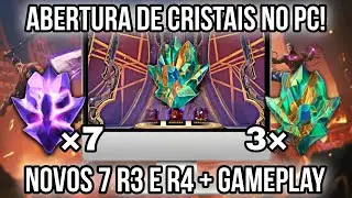 Primeira abertura de cristais no PC! + Rank Ups, Novo 7 R4 e Gameplay | Marvel Torneio de Campeões