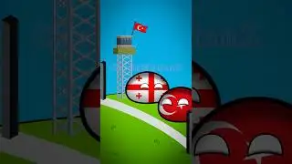 T&uuml;rkiye's border with its neighbors #countryballs #countryball